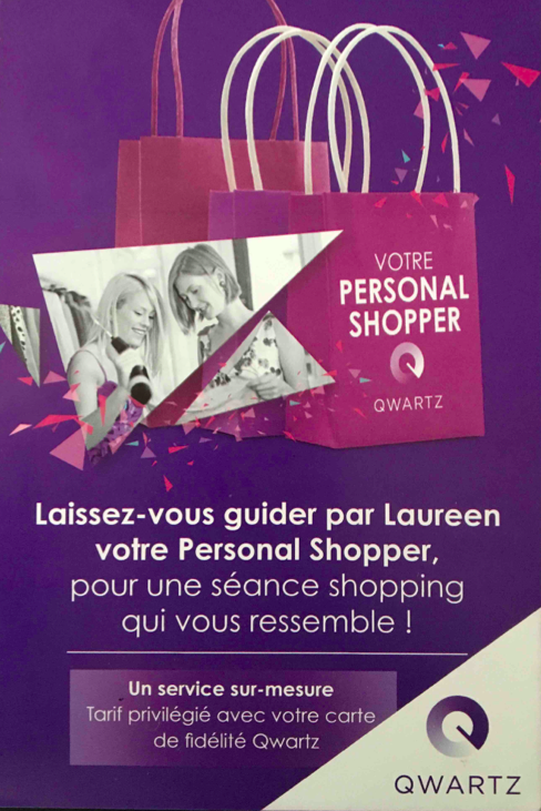 Personal shopper QWARTZ